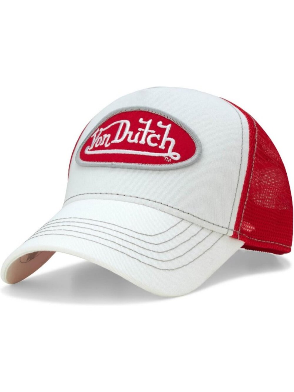 Colorblock Unisex Trucker Hat - Mesh Back, Curved Bill, Adjustable Snapback